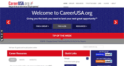 Desktop Screenshot of careerusa.org
